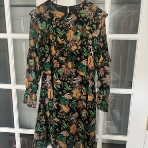 Scotch & Soda Fantastique Elephant Print Dress